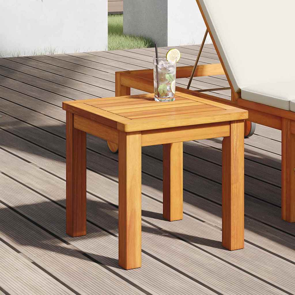 vidaXL Τραπεζάκι Πλευράς Φυσικό Λάδι 35 x 35 x 34 εκ.