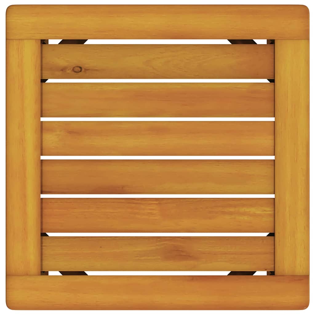 vidaXL Τραπεζάκι Πλευράς Φυσικό Λάδι 35 x 35 x 34 εκ.