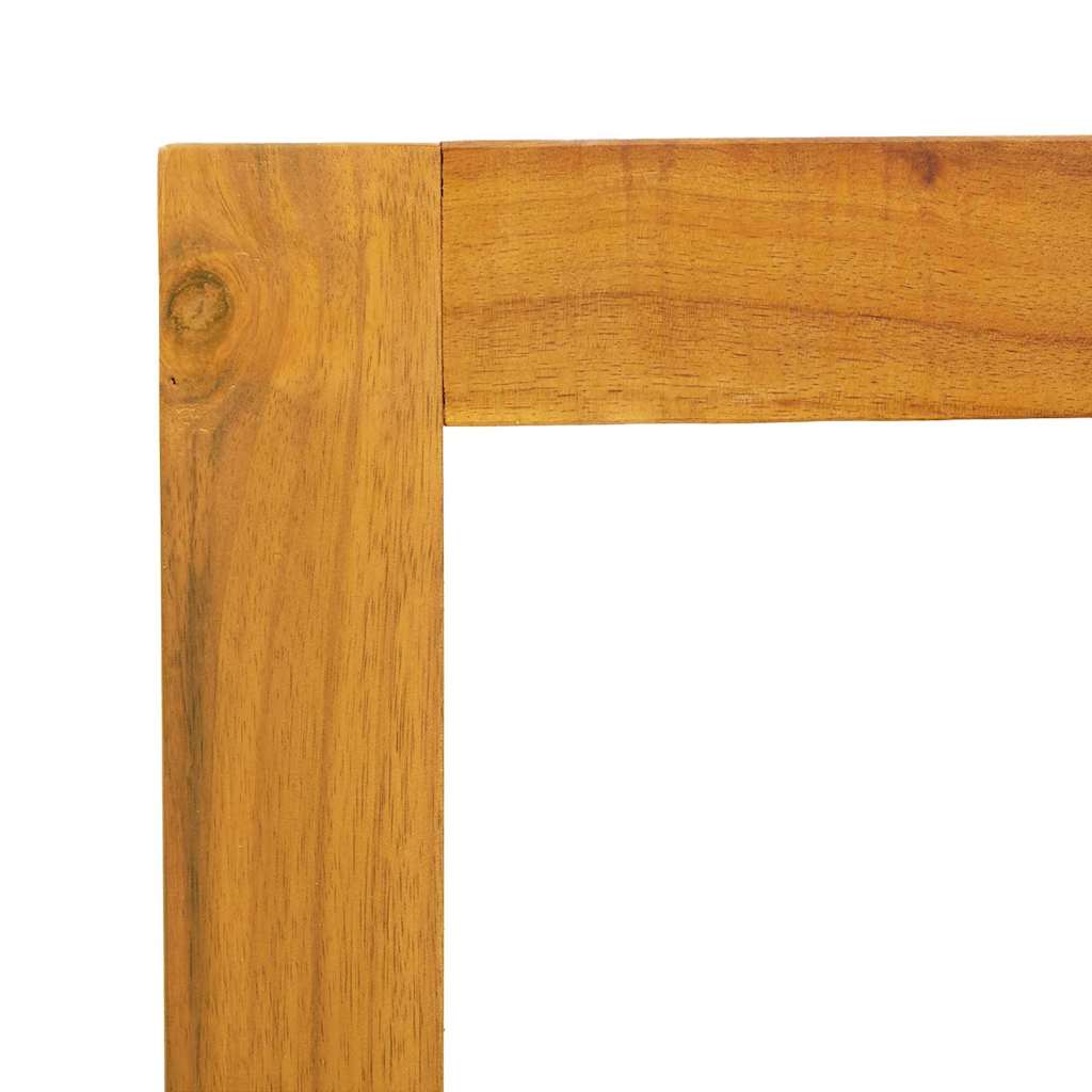 vidaXL Τραπεζάκι Πλευράς Φυσικό Λάδι 43 x 36 x 40 εκ Στερεό Ξύλο Τίκ