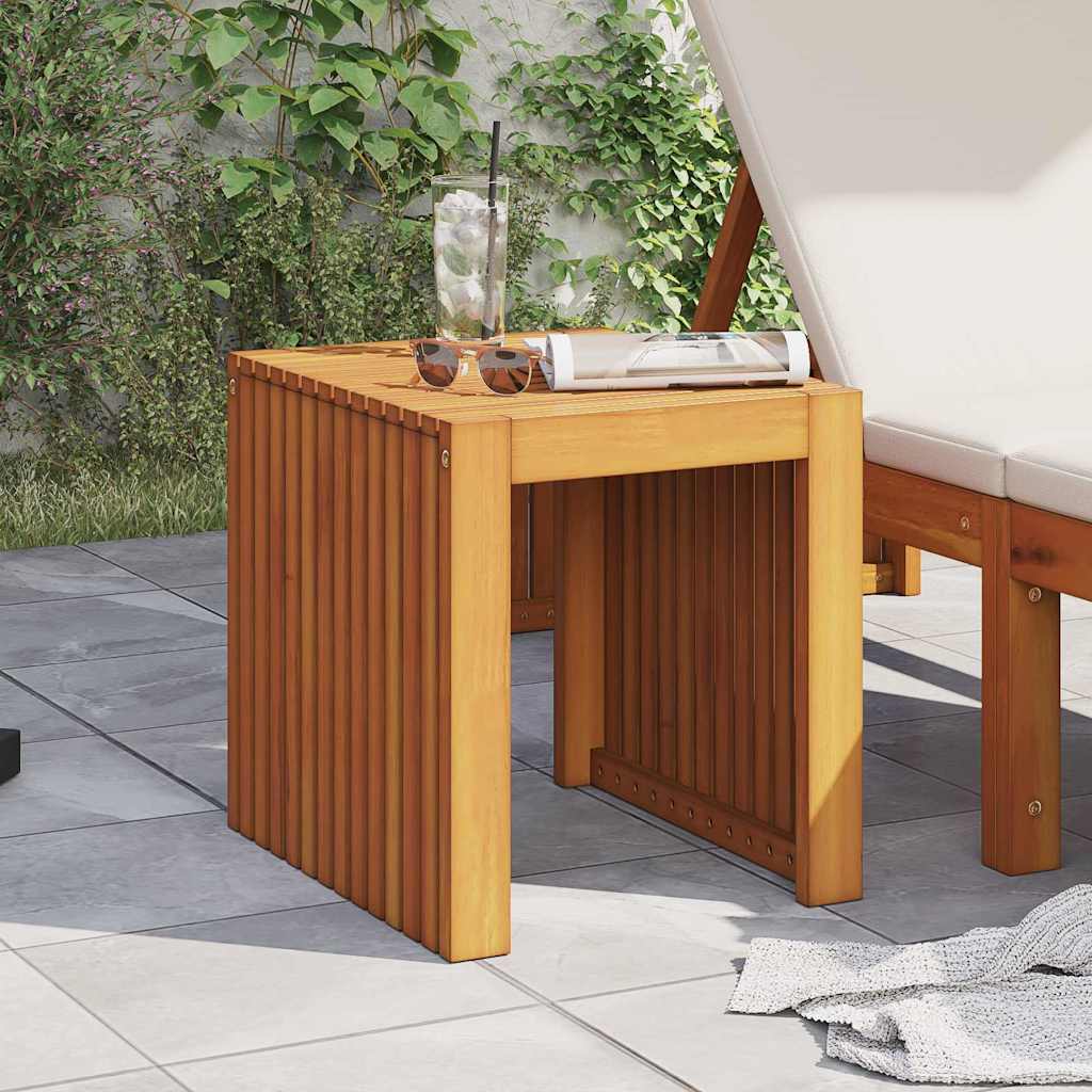 vidaXL Τραπεζάκι Πλευράς Φυσικό Λάδι 43 x 36 x 40 εκ Στερεό Ξύλο Τίκ
