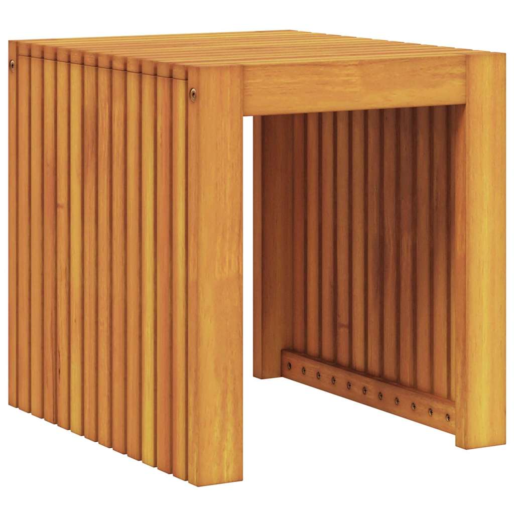 vidaXL Τραπεζάκι Πλευράς Φυσικό Λάδι 43 x 36 x 40 εκ Στερεό Ξύλο Τίκ
