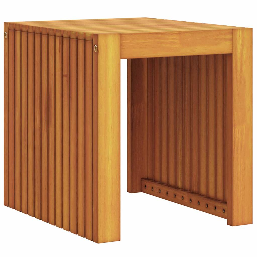 vidaXL Τραπεζάκι Πλευράς Φυσικό Λάδι 43 x 36 x 40 εκ Στερεό Ξύλο Τίκ