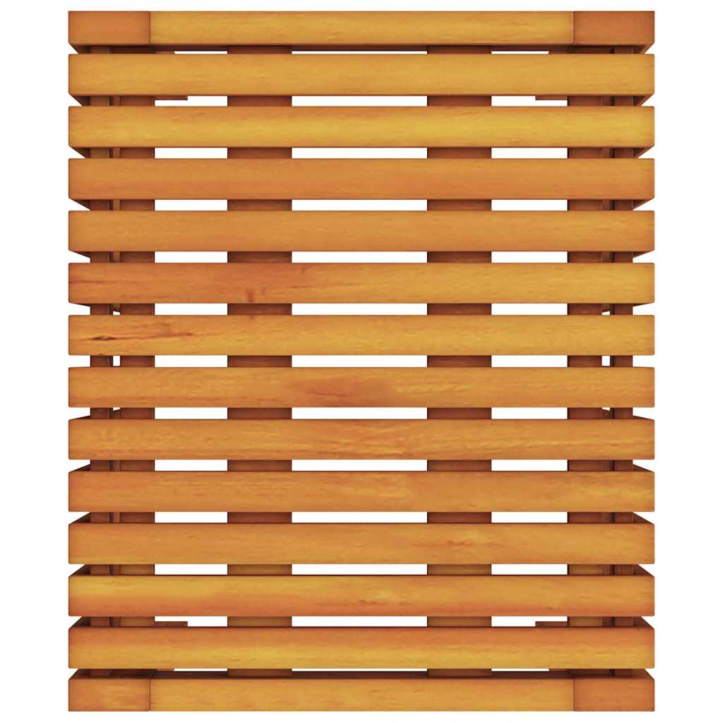 vidaXL Τραπεζάκι Πλευράς Φυσικό Λάδι 43 x 36 x 40 εκ Στερεό Ξύλο Τίκ