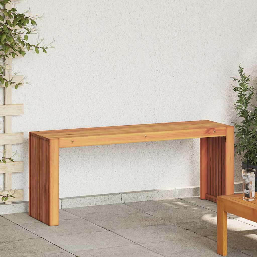 vidaXL παγκάκι Φυσικό Λάδι 110 x 30 x 45 εκ. Στερεό Ξύλο Τίκ