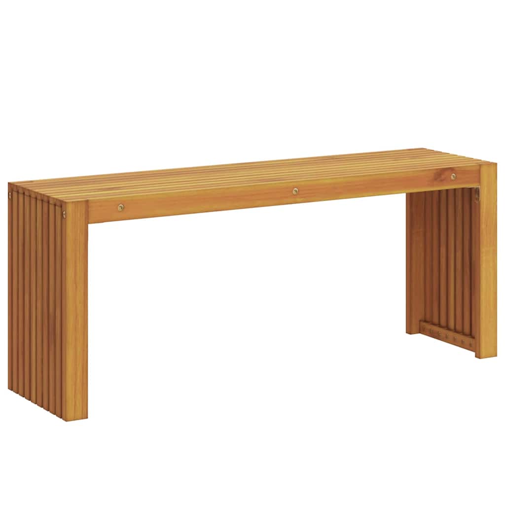 vidaXL παγκάκι Φυσικό Λάδι 110 x 30 x 45 εκ. Στερεό Ξύλο Τίκ