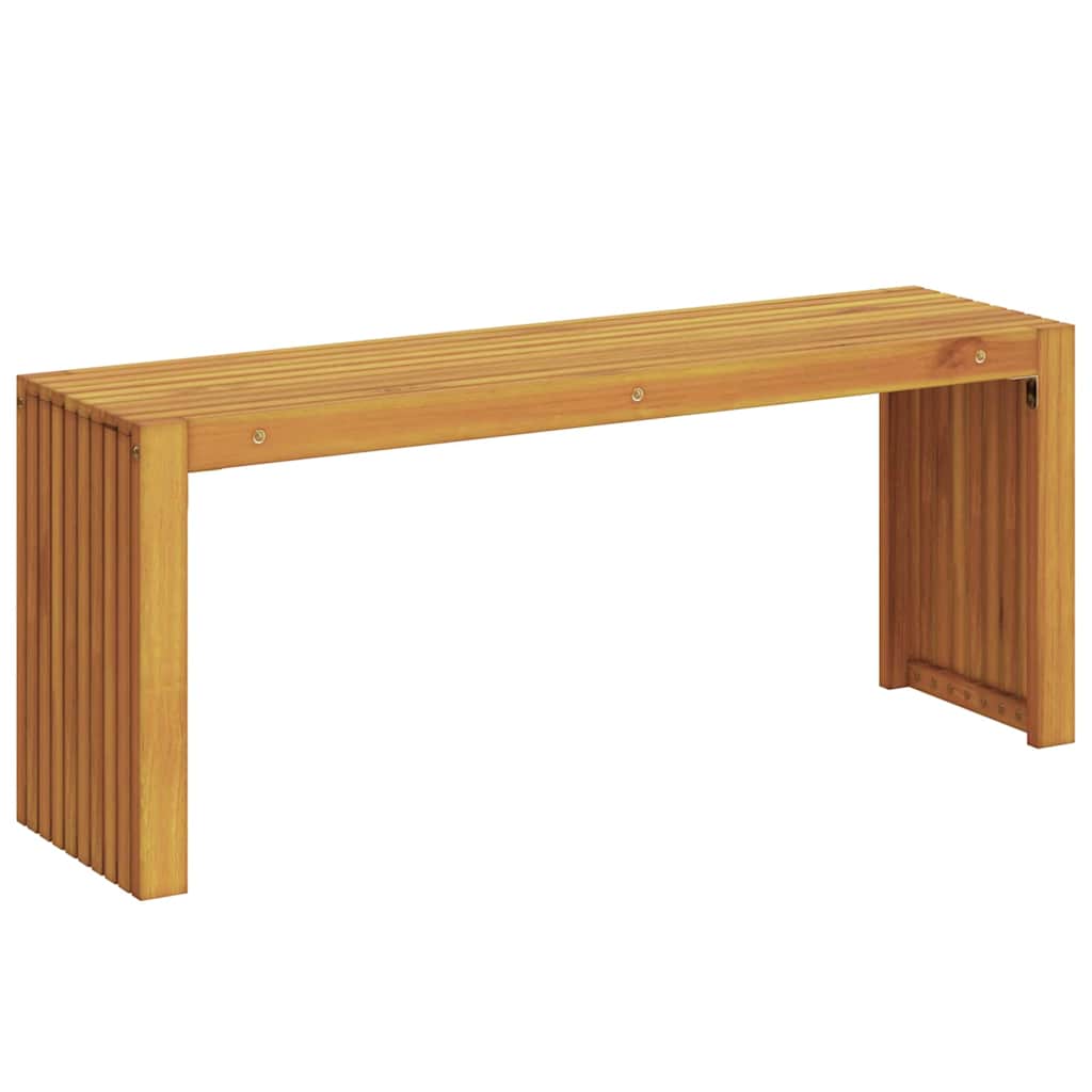 vidaXL παγκάκι Φυσικό Λάδι 110 x 30 x 45 εκ. Στερεό Ξύλο Τίκ