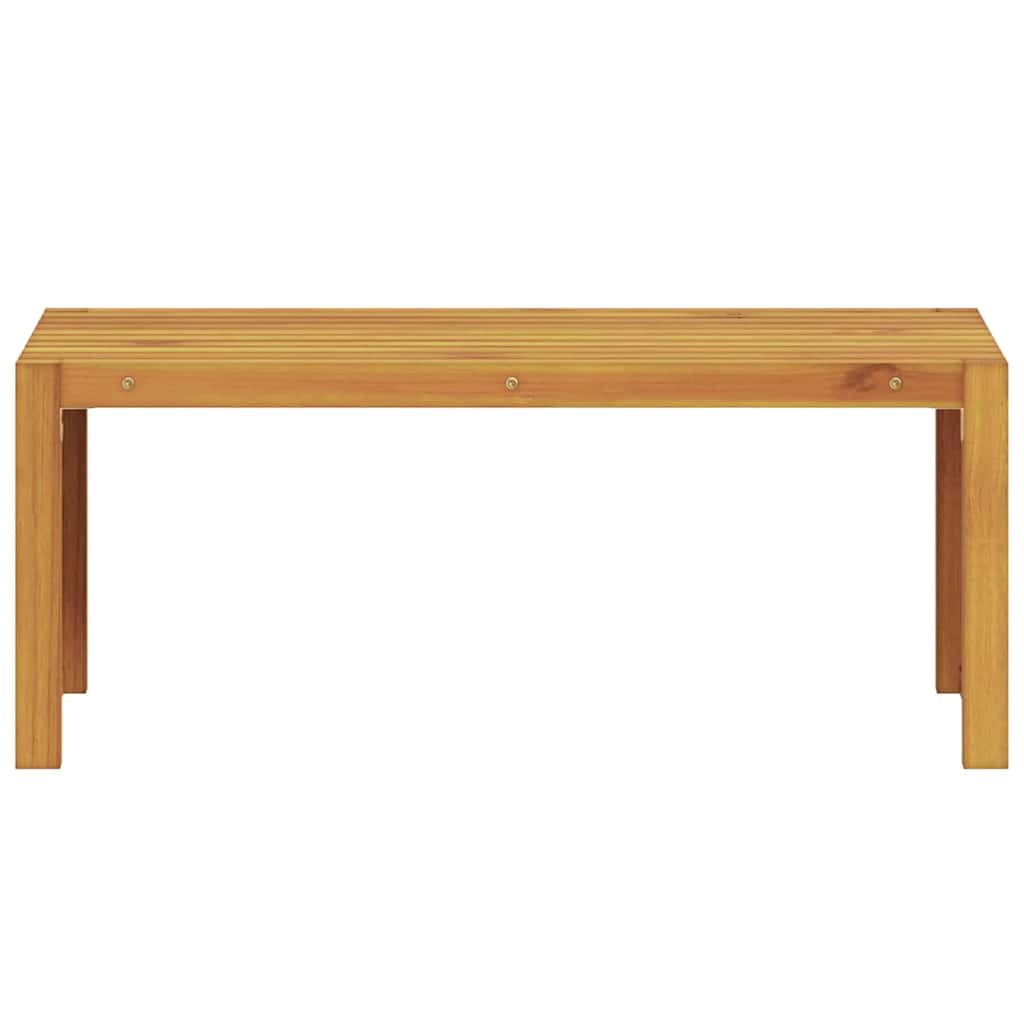 vidaXL παγκάκι Φυσικό Λάδι 110 x 30 x 45 εκ. Στερεό Ξύλο Τίκ