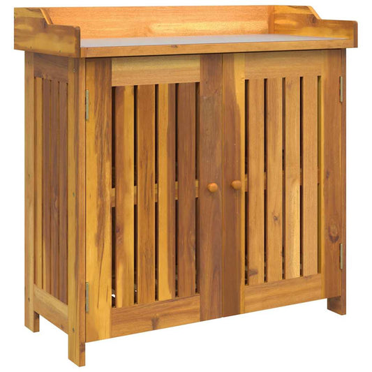 vidaXL Ντουλάπι Κήπου Καστανό 78 x 36.5 x 78cm Καμπούντα ξύλο ακακίας