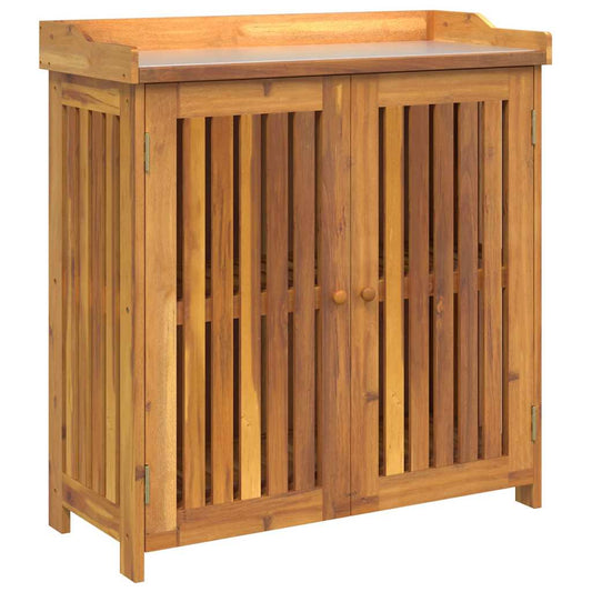 vidaXL Ντουλάπι Κήπου Καστανό 78 x 36.5 x 78cm Καμπούντα ξύλο ακακίας