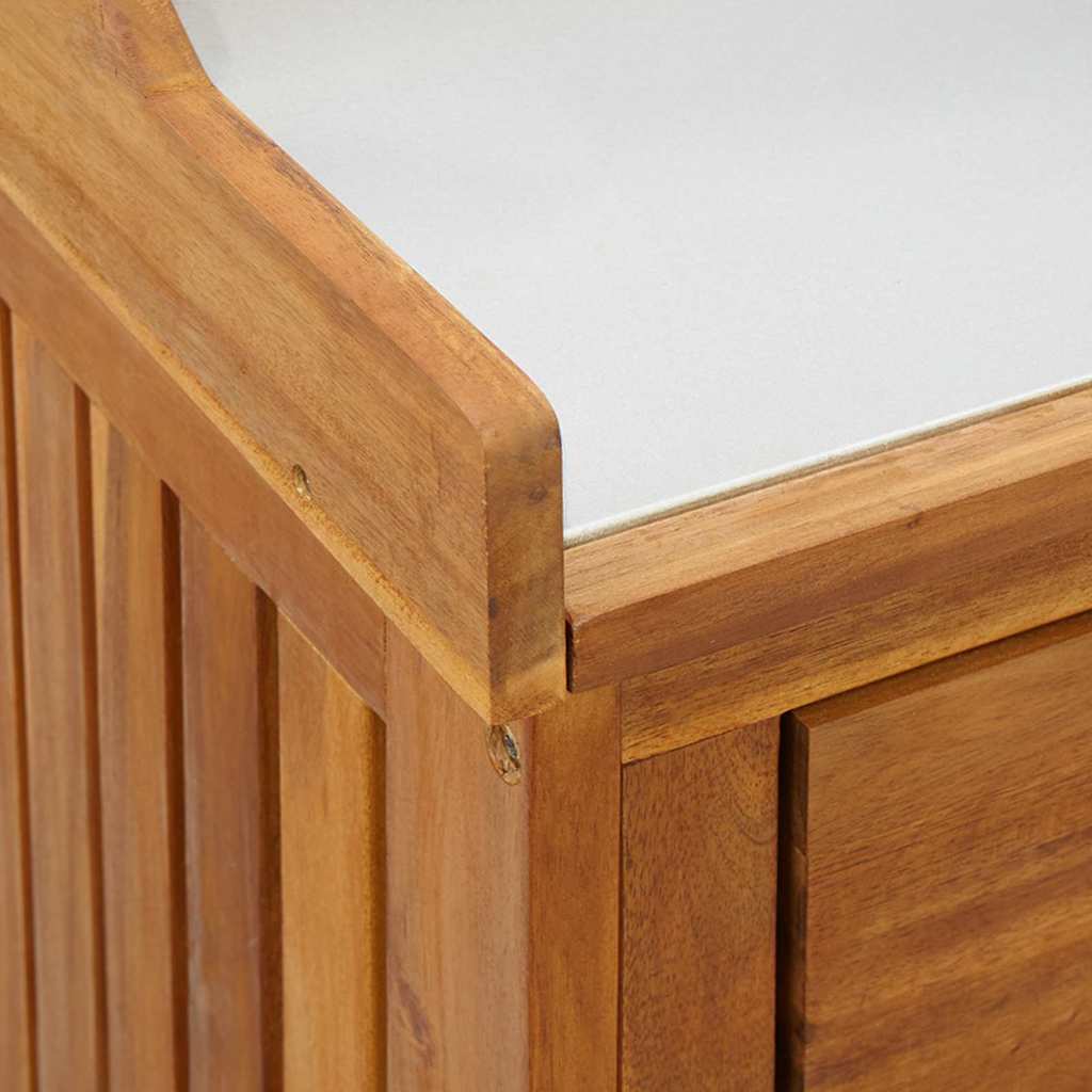 vidaXL Ντουλάπι Κήπου με συρτάρι με ράφι με αποθήκευση Καστανό 78 x 36.5 x 78 εκ.