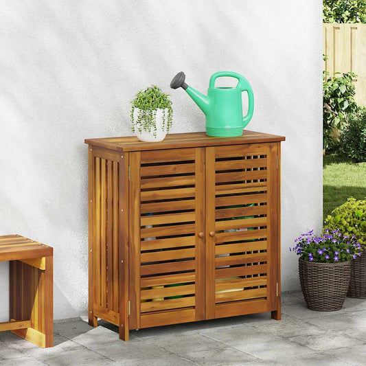 vidaXL Ντουλάπι Κήπου Καστανό 78 x 36.5 x 78cm Καμπούντα ξύλο ακακίας