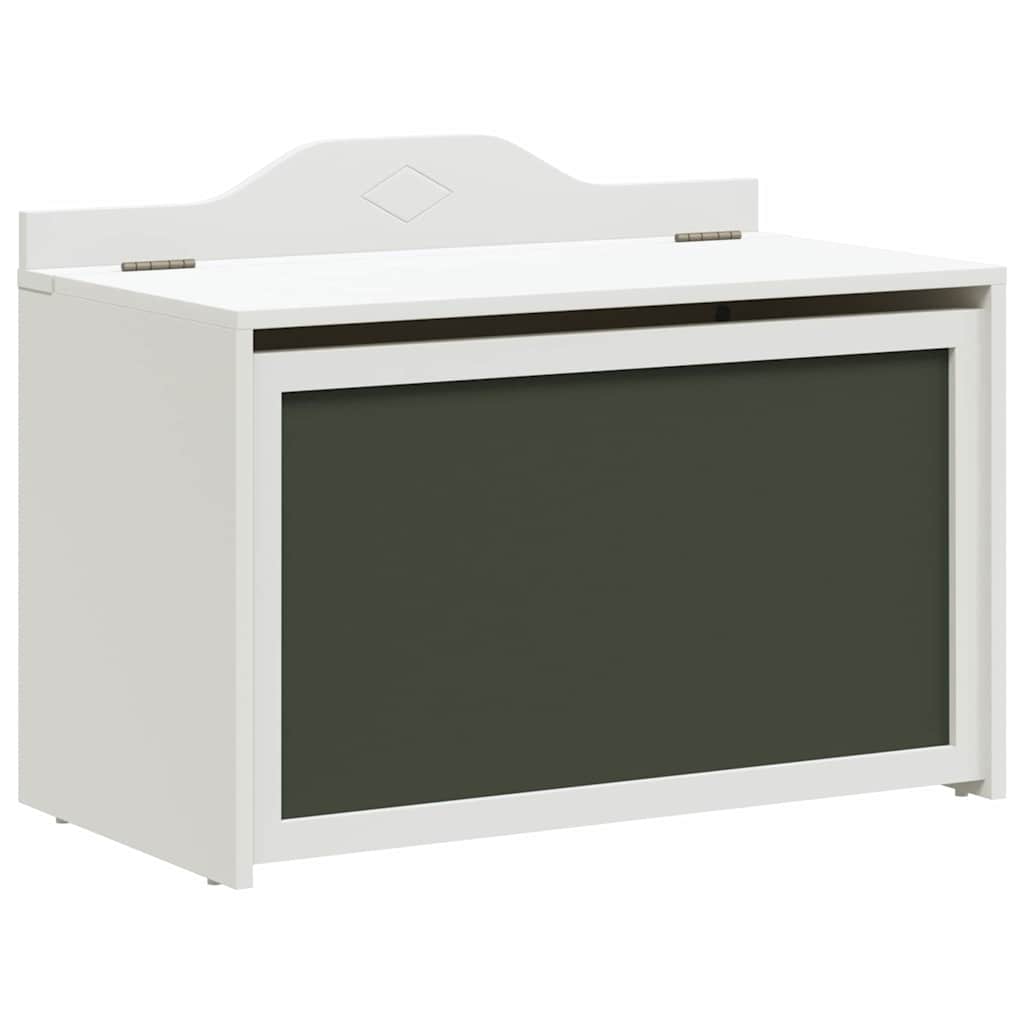 vidaXL Κουτί Παιχνιδιών Λευκό 73 x 33 x 55 εκ. Επεξεργασμένο ξύλο