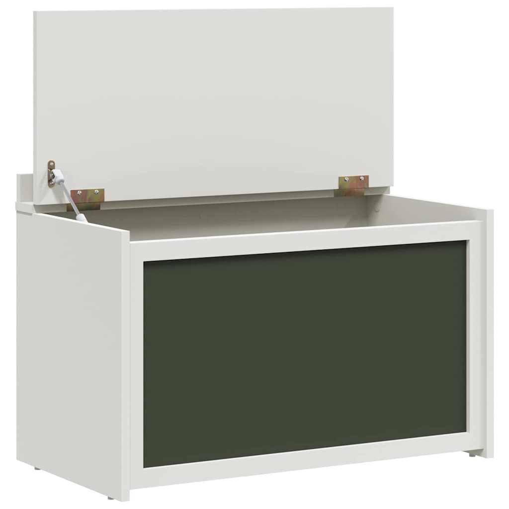 vidaXL Κουτί Παιχνιδιών Λευκό 73 x 33 x 55 εκ. Επεξεργασμένο ξύλο