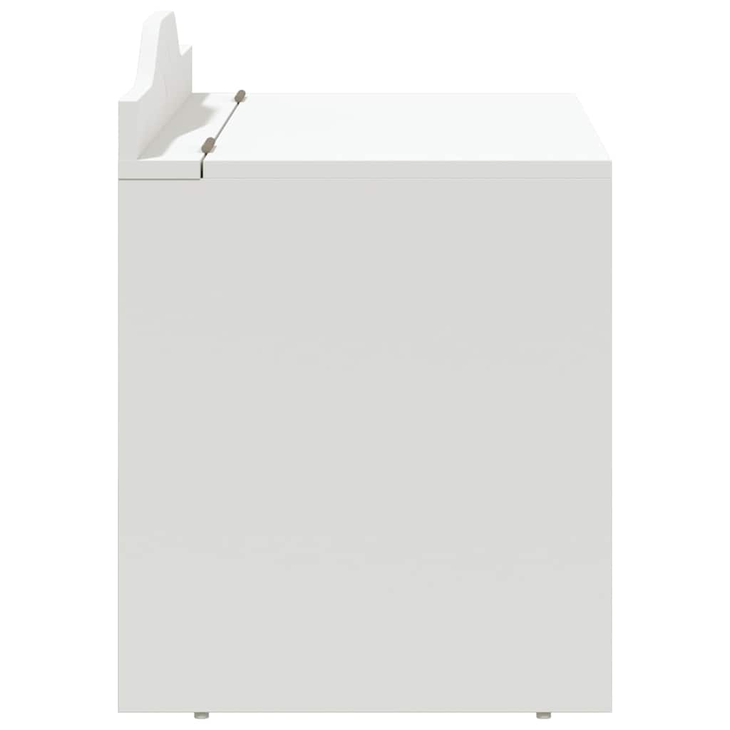 vidaXL Κουτί Παιχνιδιών Λευκό 73 x 33 x 55 εκ. Επεξεργασμένο ξύλο