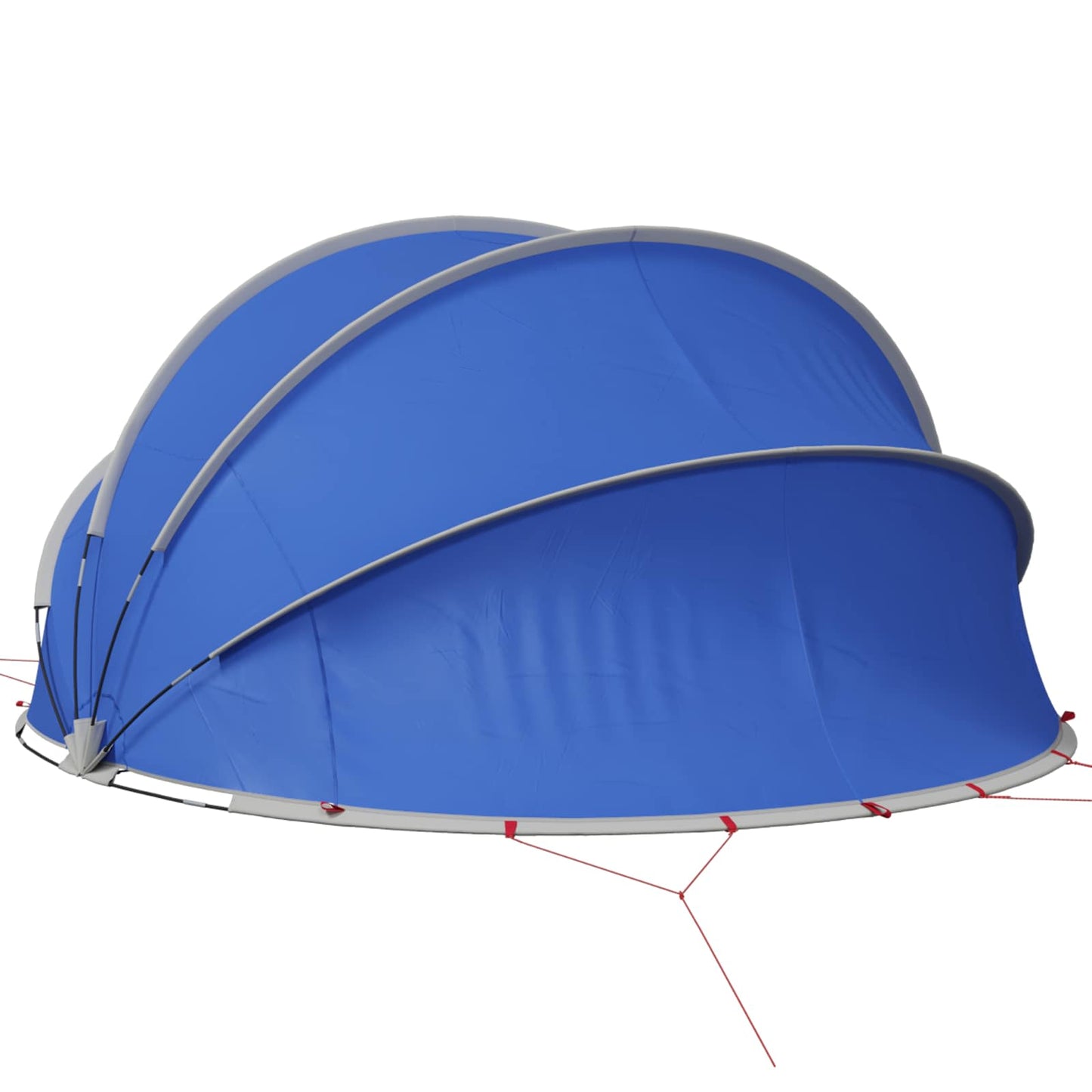 vidaXL Θόλος πισίνας 336 x 322 x 160 εκ. Αζούρ Μπλε