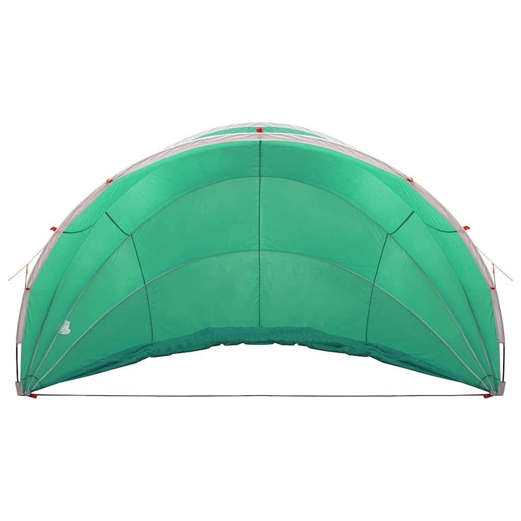 vidaXL Θόλος πισίνας Πράσινο 500 x 500 x 236 εκ.
