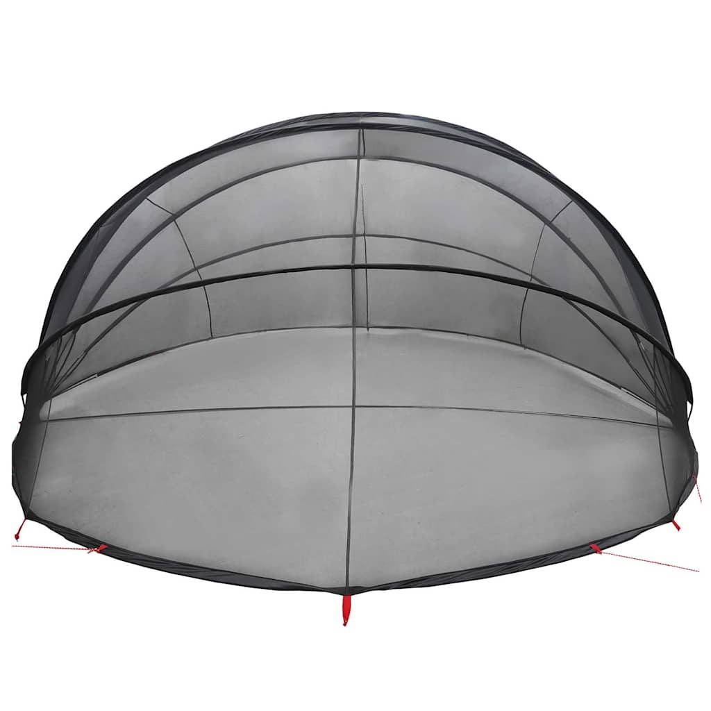 vidaXL Θόλος πισίνας 546 x 516 x 250 εκ. Μαύρο