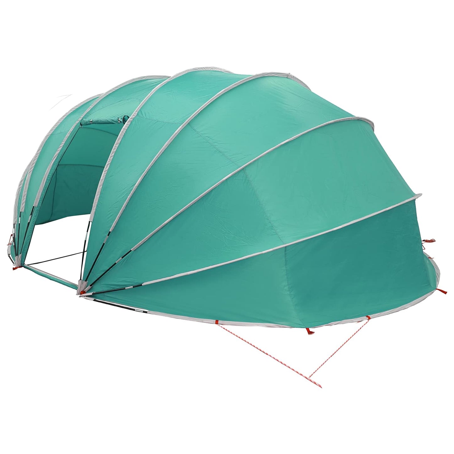 vidaXL Σκηνή πισίνας τύπου θόλου 538 x 440 x 204 εκ. Θαλασσί