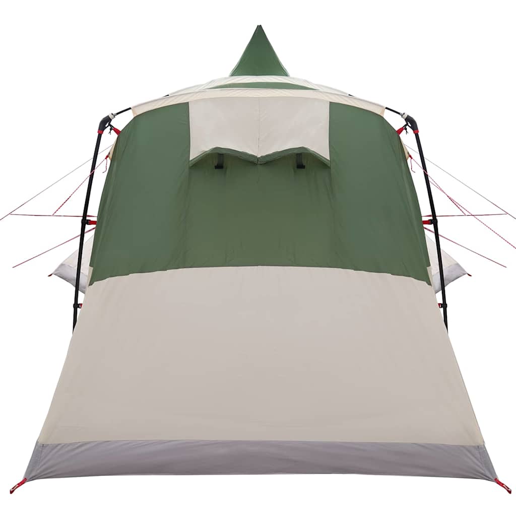 vidaXL Σκηνίτσα Teepee με στέγη Πράσινο 720 x 465 x 295 εκ
