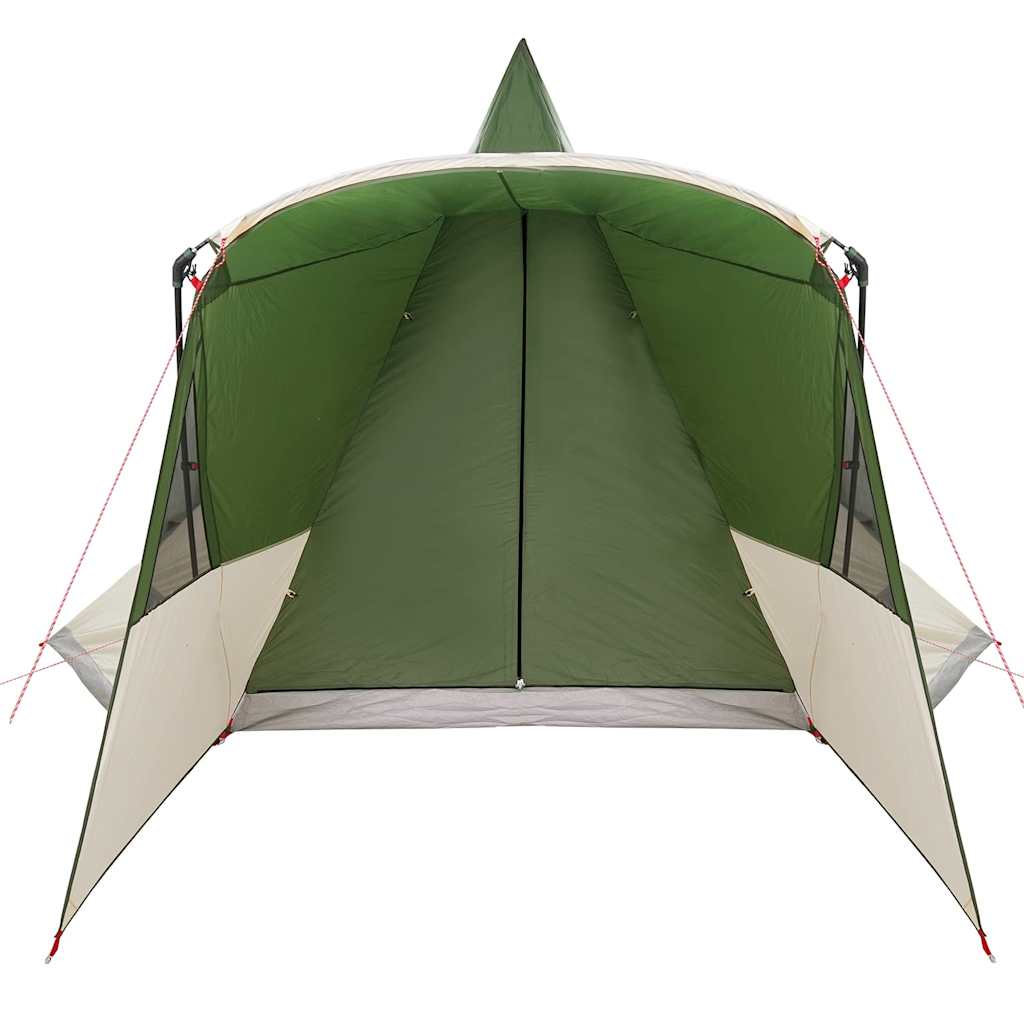 vidaXL Σκηνίτσα Teepee με στέγη Πράσινο 720 x 465 x 295 εκ