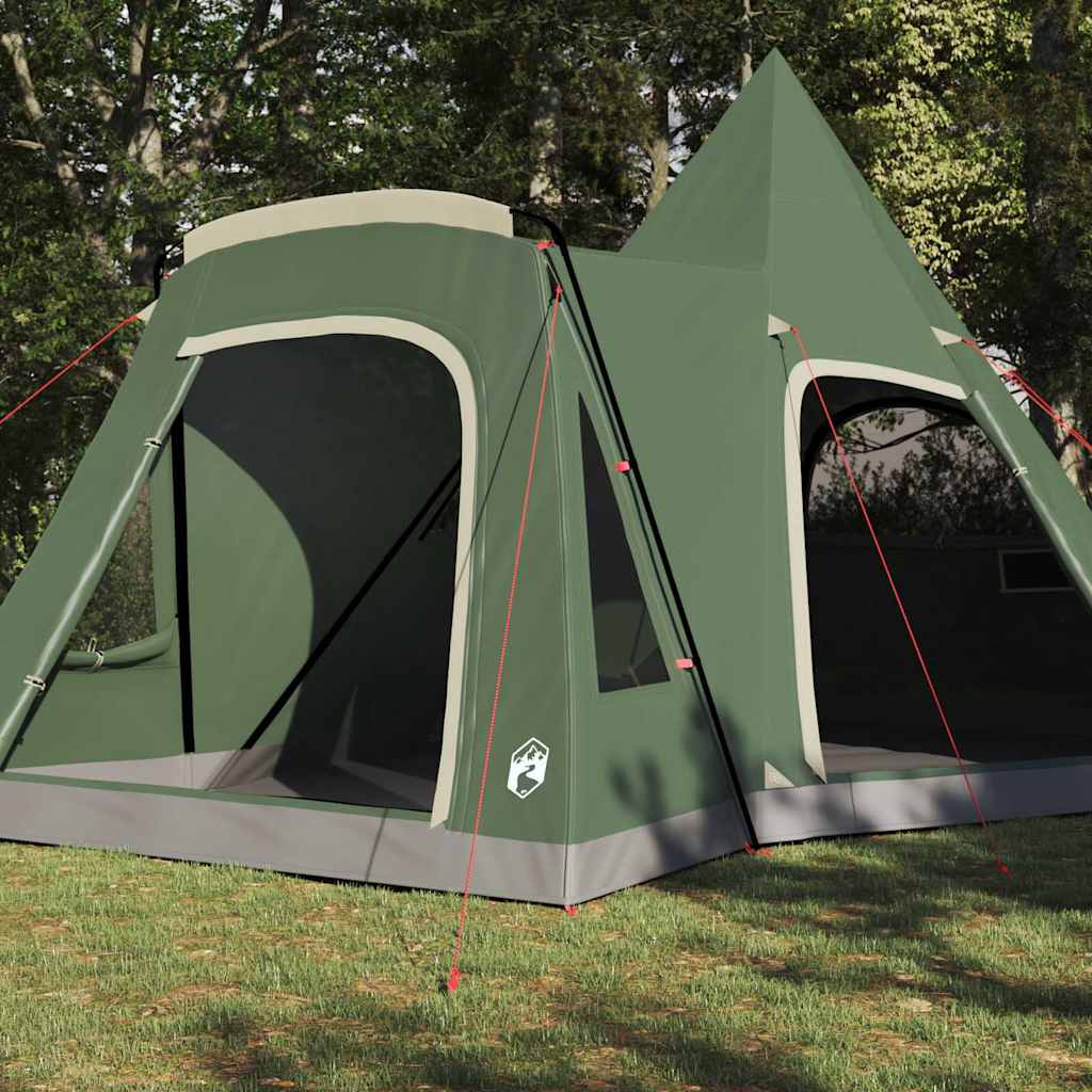vidaXL Σκηνίτσα Teepee με στέγη Πράσινο 545 x 450 x 295 εκ