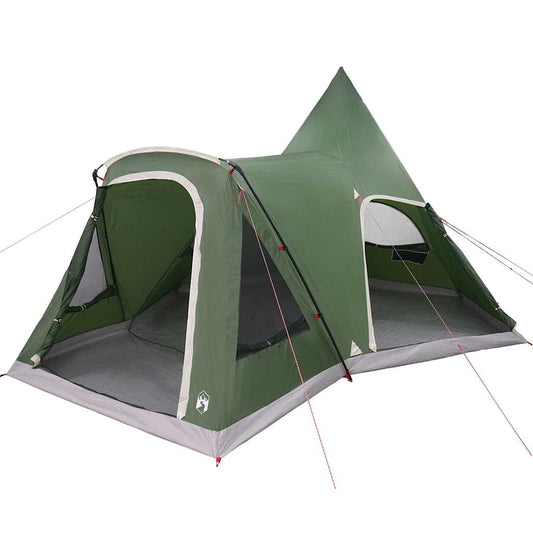 vidaXL Σκηνίτσα Teepee με στέγη Πράσινο 545 x 450 x 295 εκ