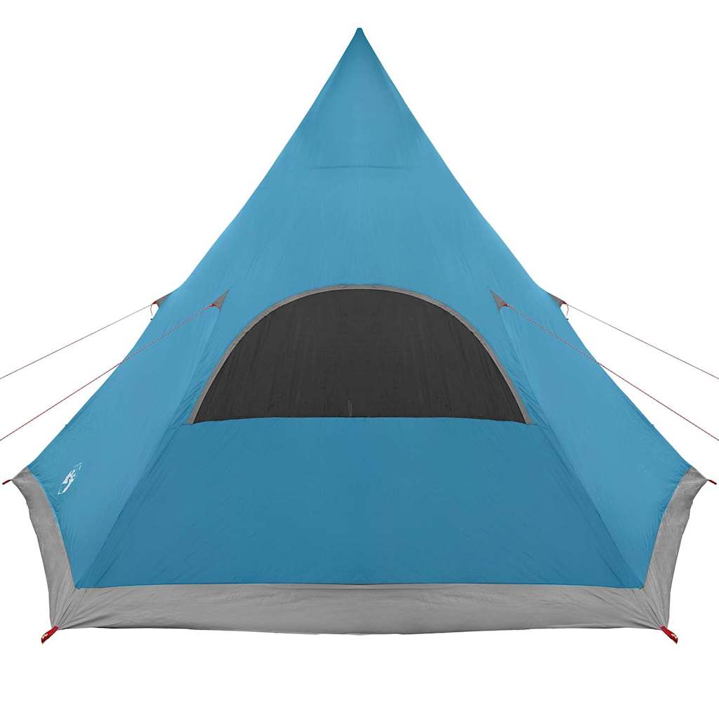 vidaXL Σκηνίτσα Teepee με στέγη με αποθήκευση Μπλε 545 x 450 x 295 εκ