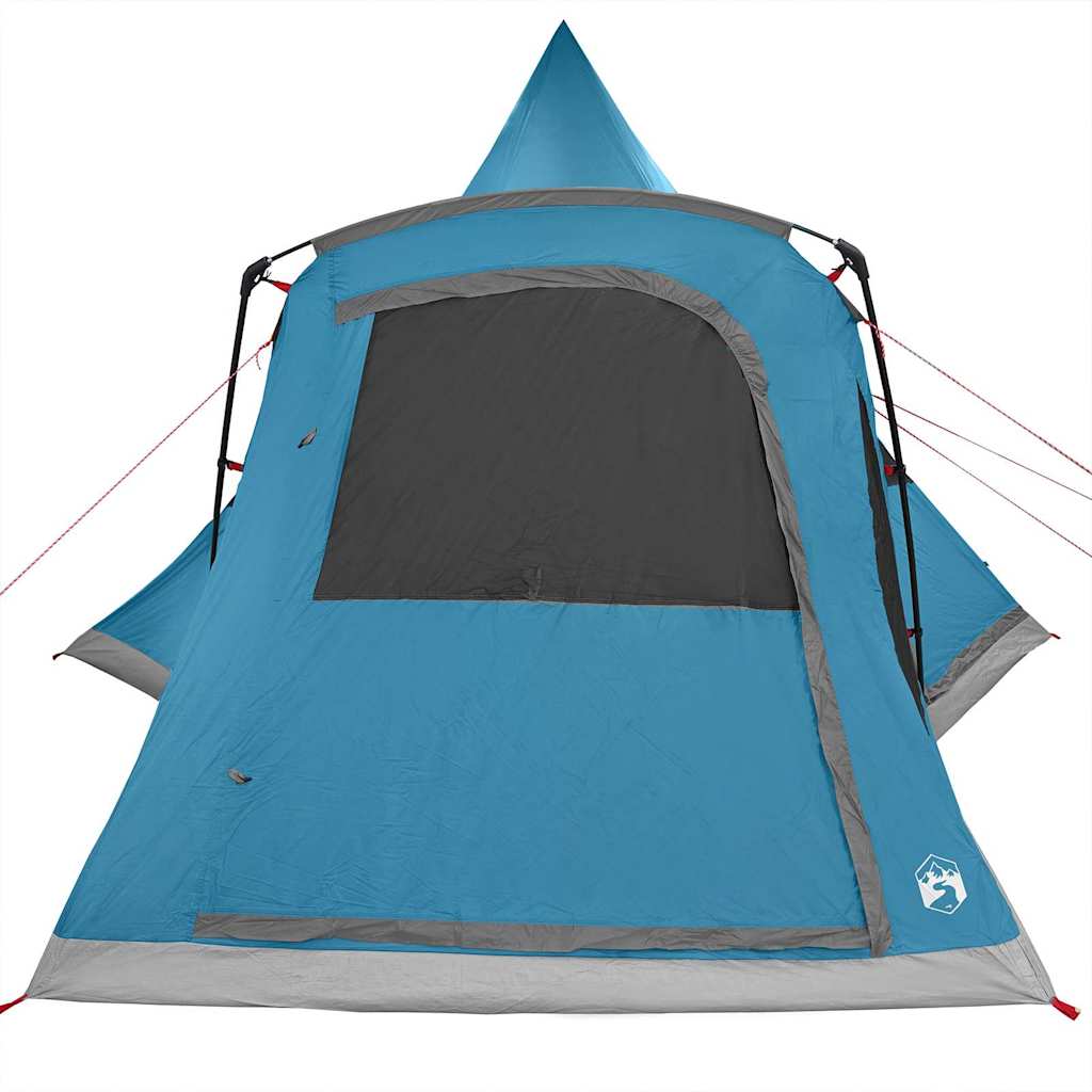 vidaXL Σκηνίτσα Teepee με στέγη με αποθήκευση Μπλε 545 x 450 x 295 εκ
