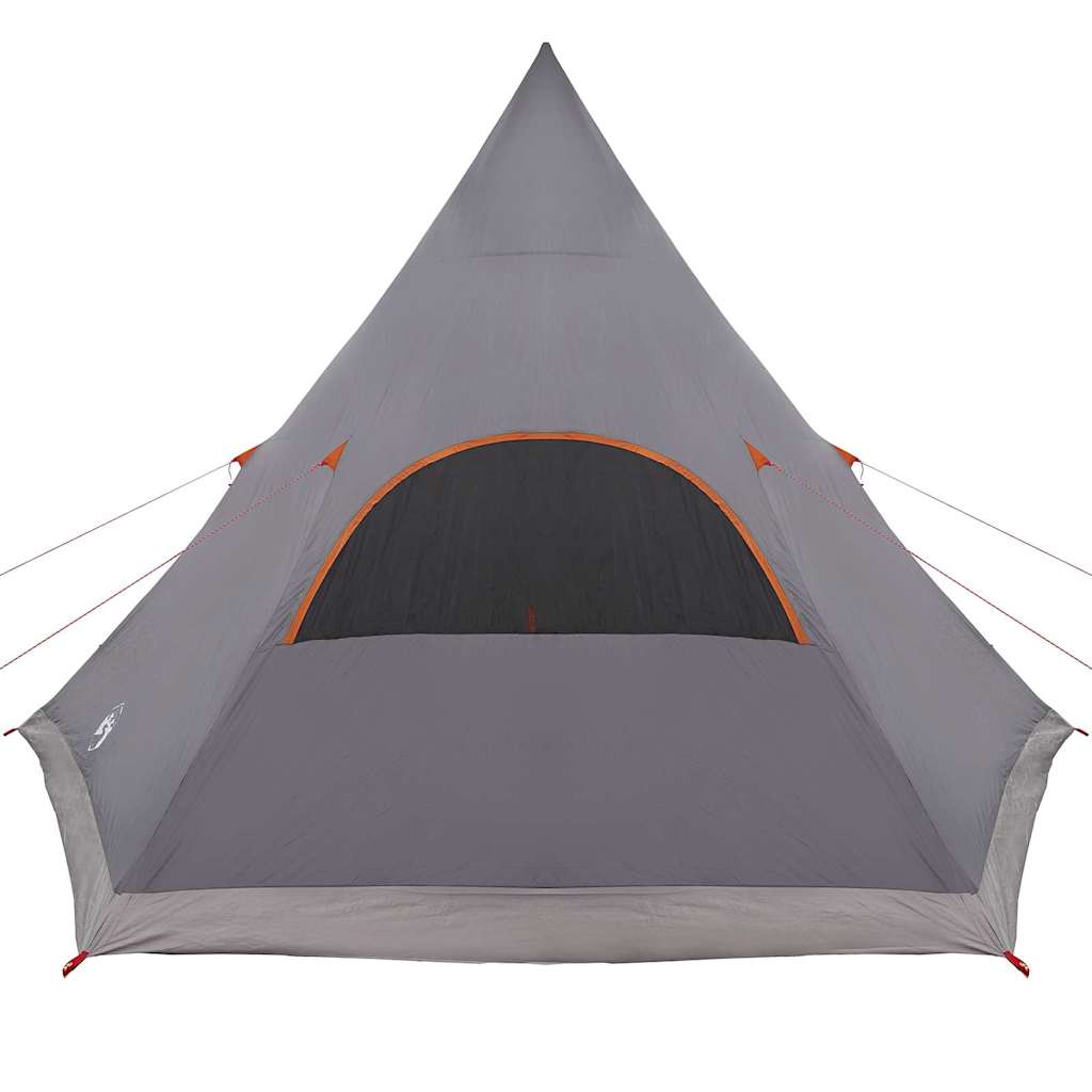 vidaXL Σκηνίτσα Teepee με στέγη Γκρι και Πορτοκαλί 545 x 450 x 295 εκ