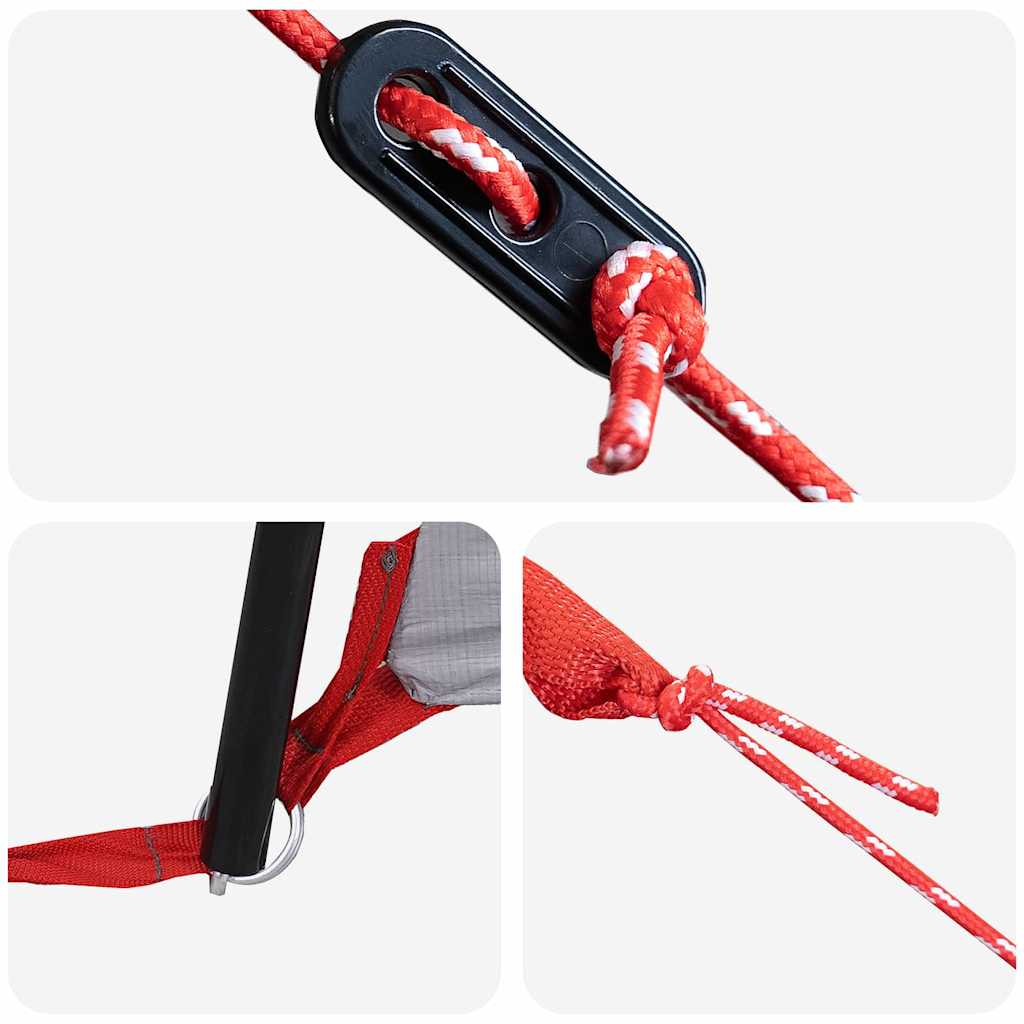 vidaXL Καταφύγιο Τέντας με στέγη Γκρι και Πορτοκαλί 400 x 350 x 212 εκ