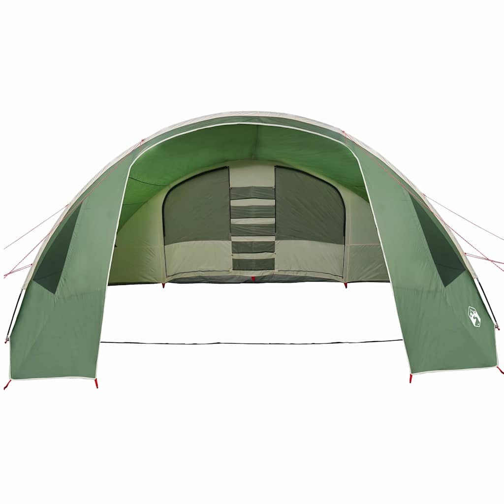 vidaXL Σκηνή τούνελ με στέγη Πράσινο και Λευκό 700 x 590 x 215 εκ