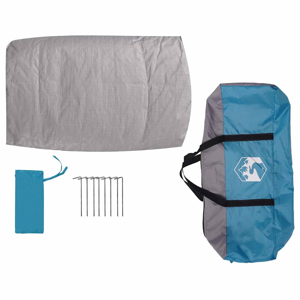 vidaXL Εσωτερική σκηνή με στέγη Μπλε και Γκρι 300 x 300 x 250 εκ.