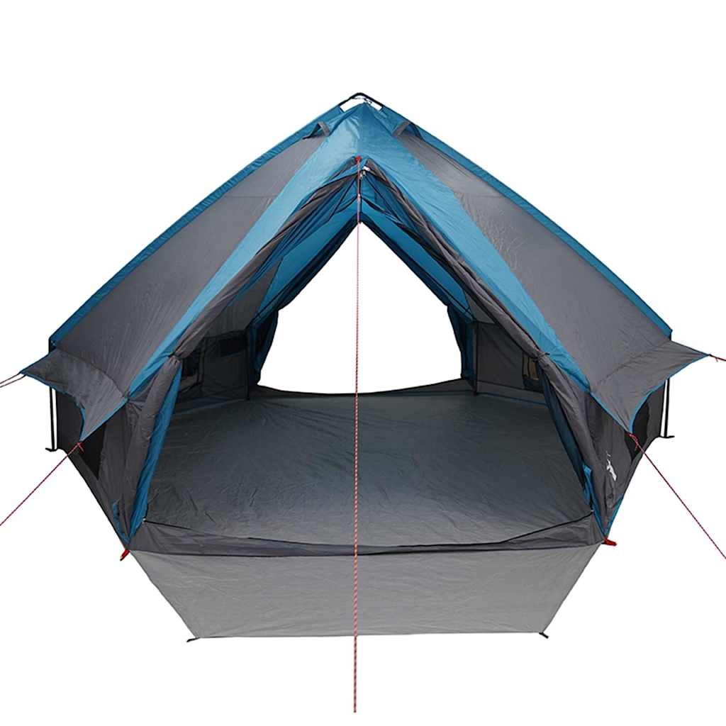 vidaXL Σκηνίτσα Teepee με στέγη Μπλε και Γκρι 490 x 410 x 210 εκ.