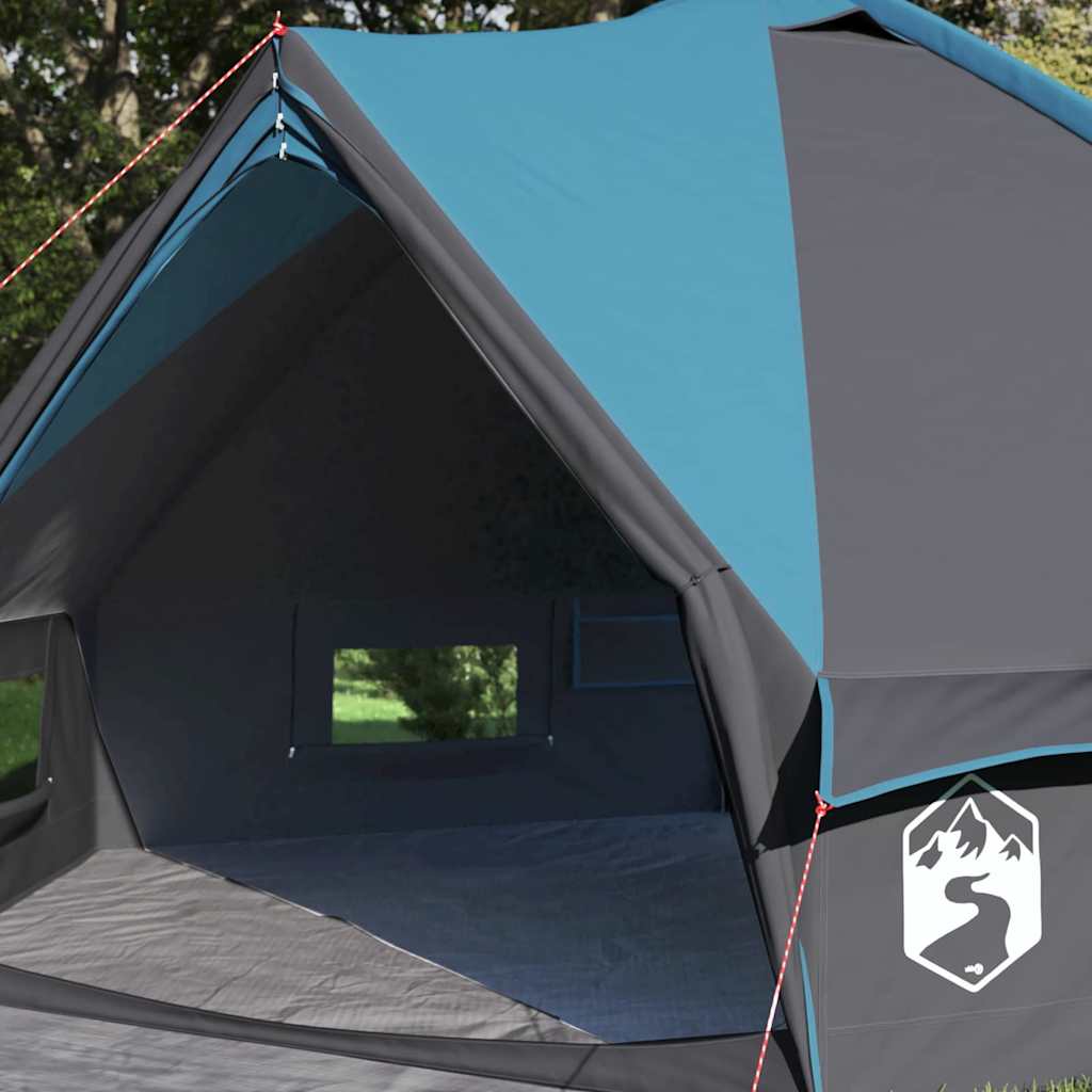 vidaXL Σκηνίτσα Teepee με στέγη Μπλε και Γκρι 490 x 410 x 210 εκ.