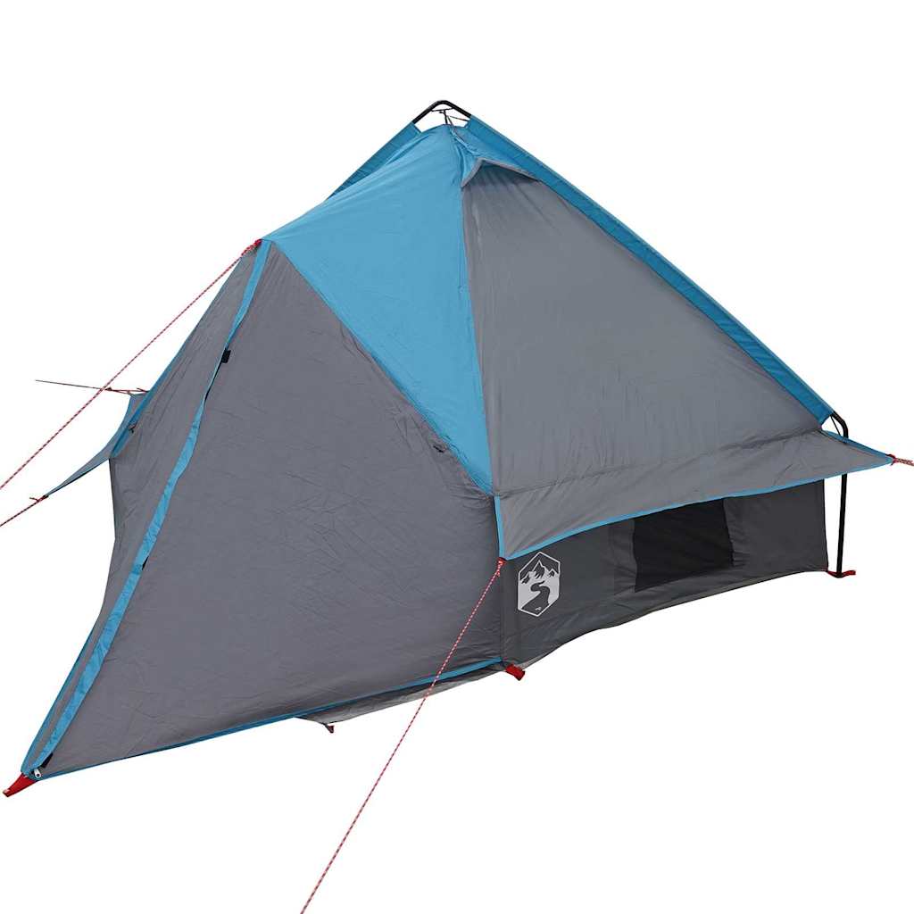 vidaXL Σκηνίτσα Teepee με στέγη Μπλε και Γκρι 490 x 410 x 210 εκ.