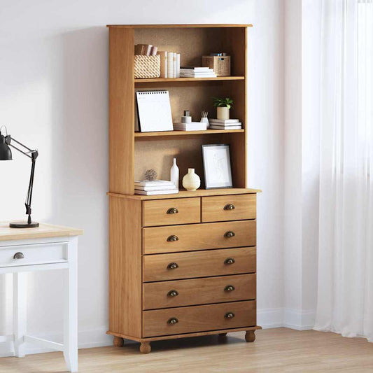 vidaXL Κλουβί ASKIM Κερί Μέλι 91 x 40 x 200,5 εκ Στερεά ξυλεία πεύκου
