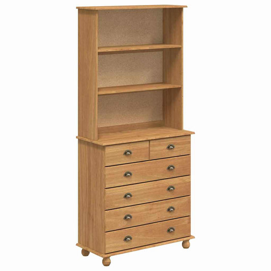 vidaXL Κλουβί ASKIM Κερί Μέλι 91 x 40 x 200,5 εκ Στερεά ξυλεία πεύκου