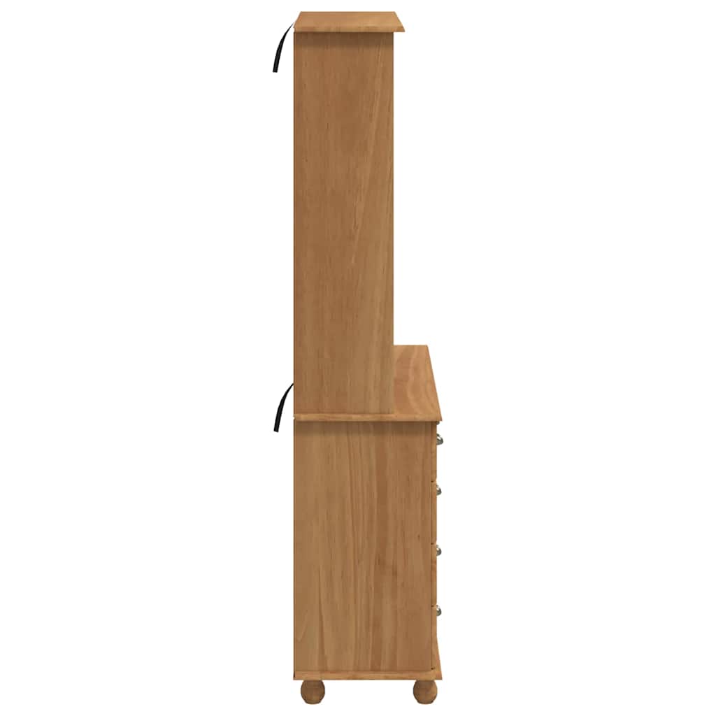 vidaXL Κλουβί ASKIM Κερί Μέλι 91 x 40 x 184 εκ. Στερεά ξυλεία πεύκου