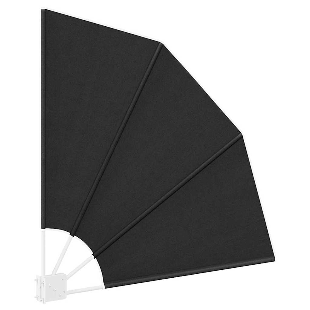 vidaXL Αδιάφανο σκίαστρο μπαλκονιού Ανθρακί 115 x 115 εκ Πολυεστέρας