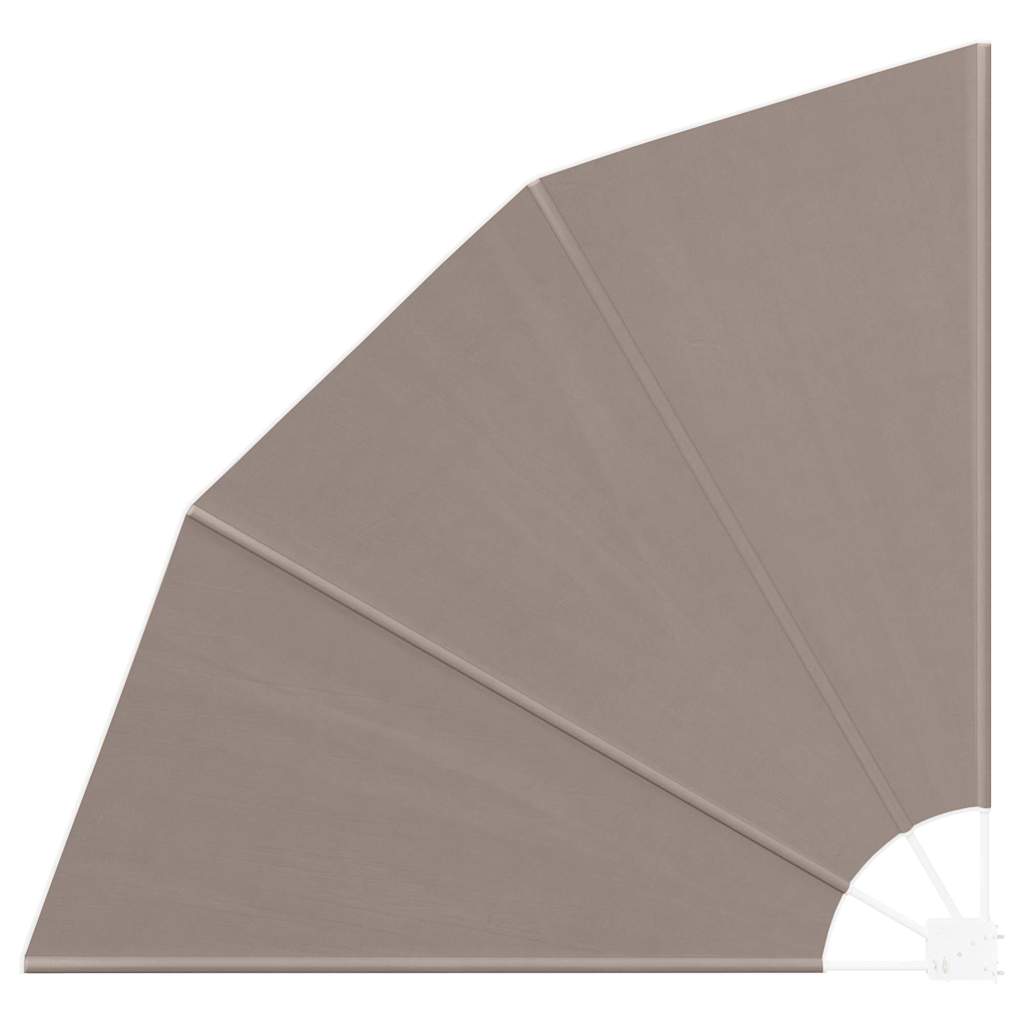 vidaXL Αδιάφανο σκίαστρο μπαλκονιού Taupe 140 x 140 cm Πολυεστέρας