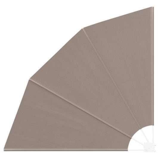 vidaXL Αδιάφανο σκίαστρο μπαλκονιού 140 x 140 cm Πολυεστέρας Taupe