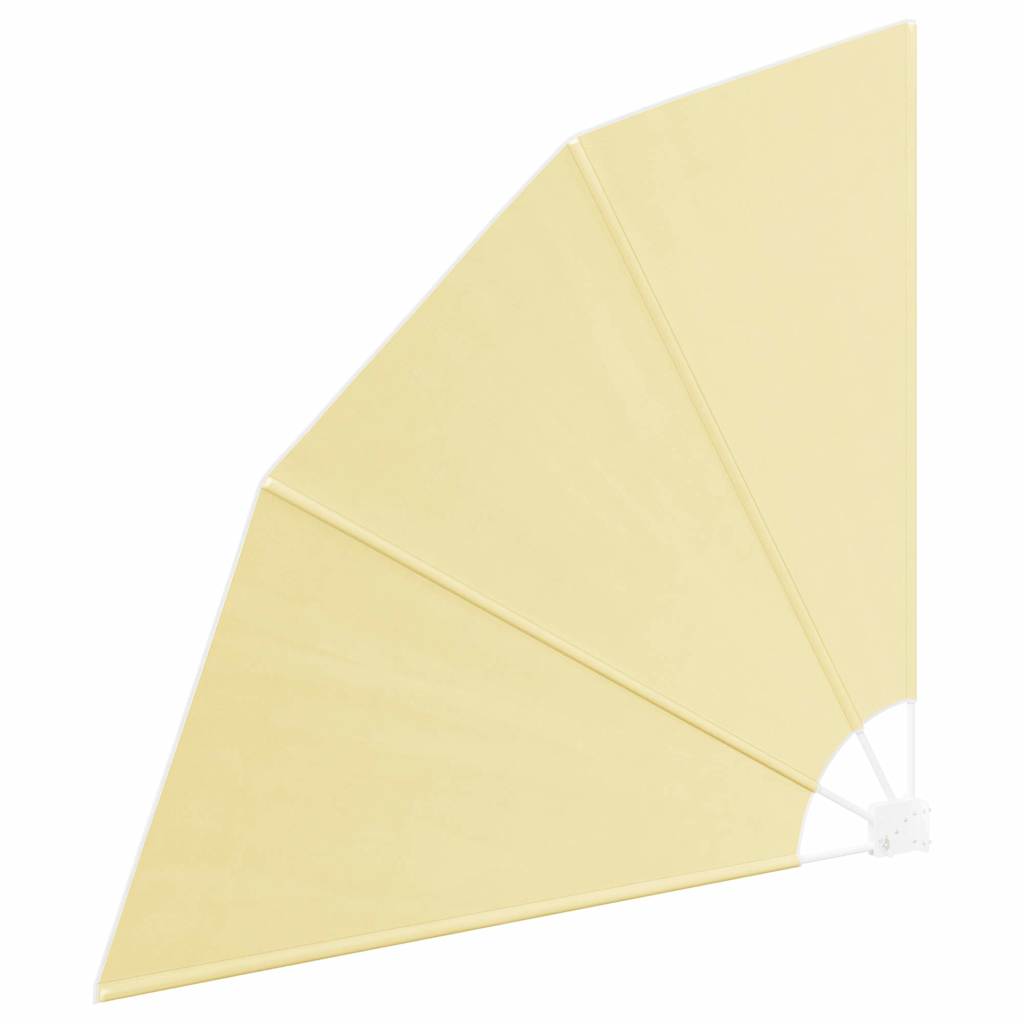 vidaXL Αδιάφανο σκίαστρο μπαλκονιού Άμμος 140 x 140 cm Πολυεστέρας