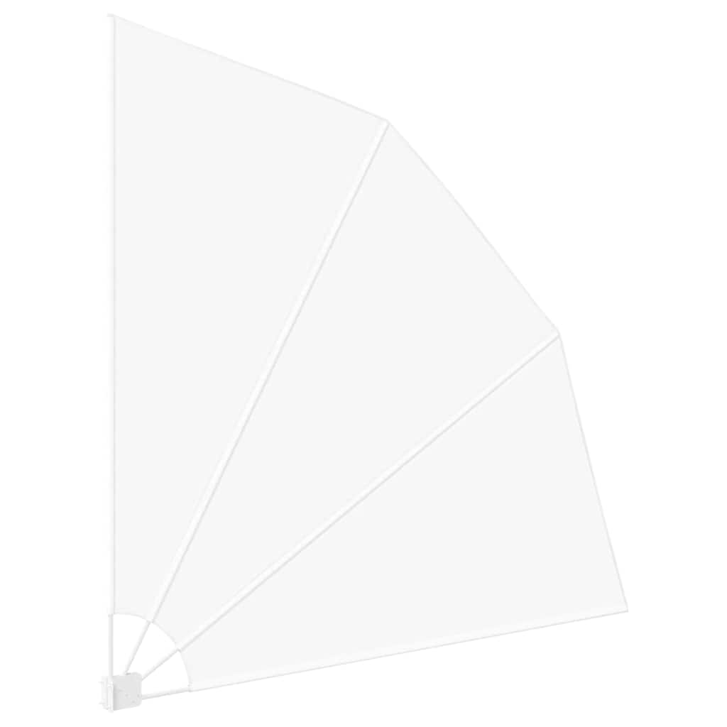 vidaXL Αδιάφανο σκίαστρο μπαλκονιού Λευκό 210 x 210 cm Πολυεστέρας