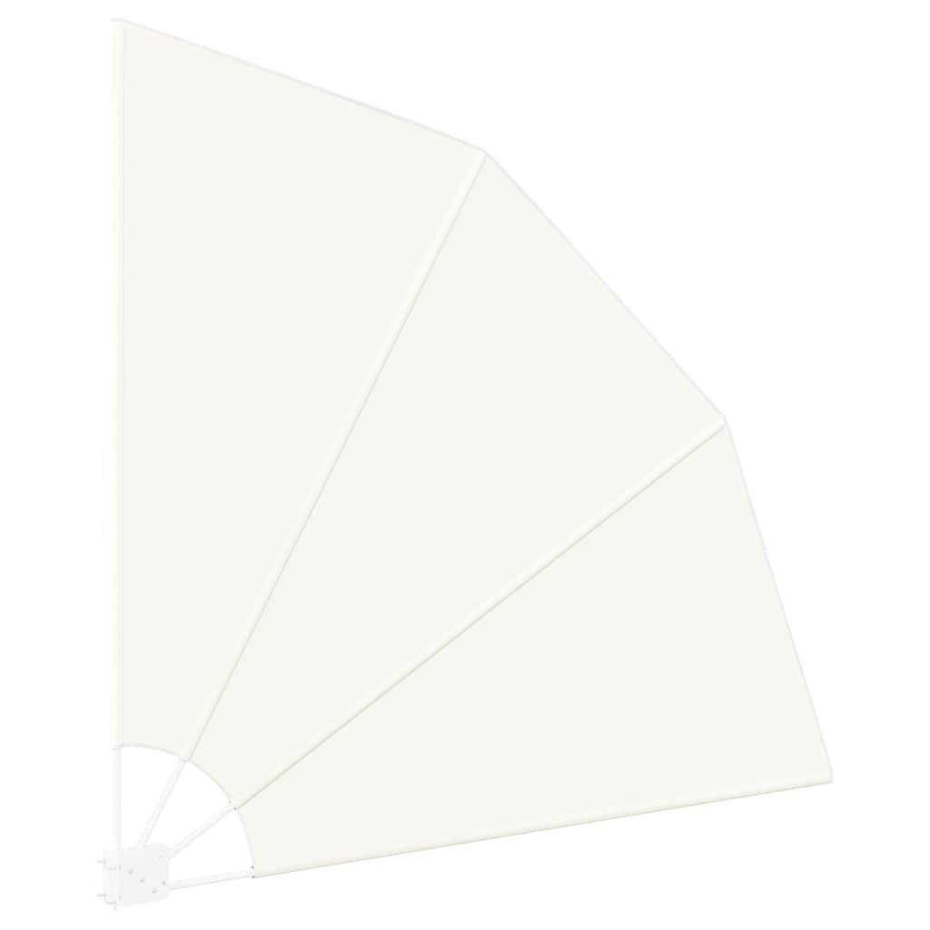 vidaXL Αδιάφανο σκίαστρο μπαλκονιού Κρεμ 160 x 160 cm Πολυεστέρας