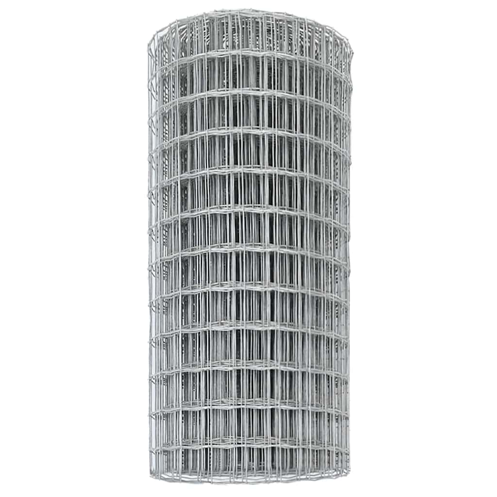 vidaXL Euro Fence 0.8x10 μ Γαλβανισμένος Χάλυβας