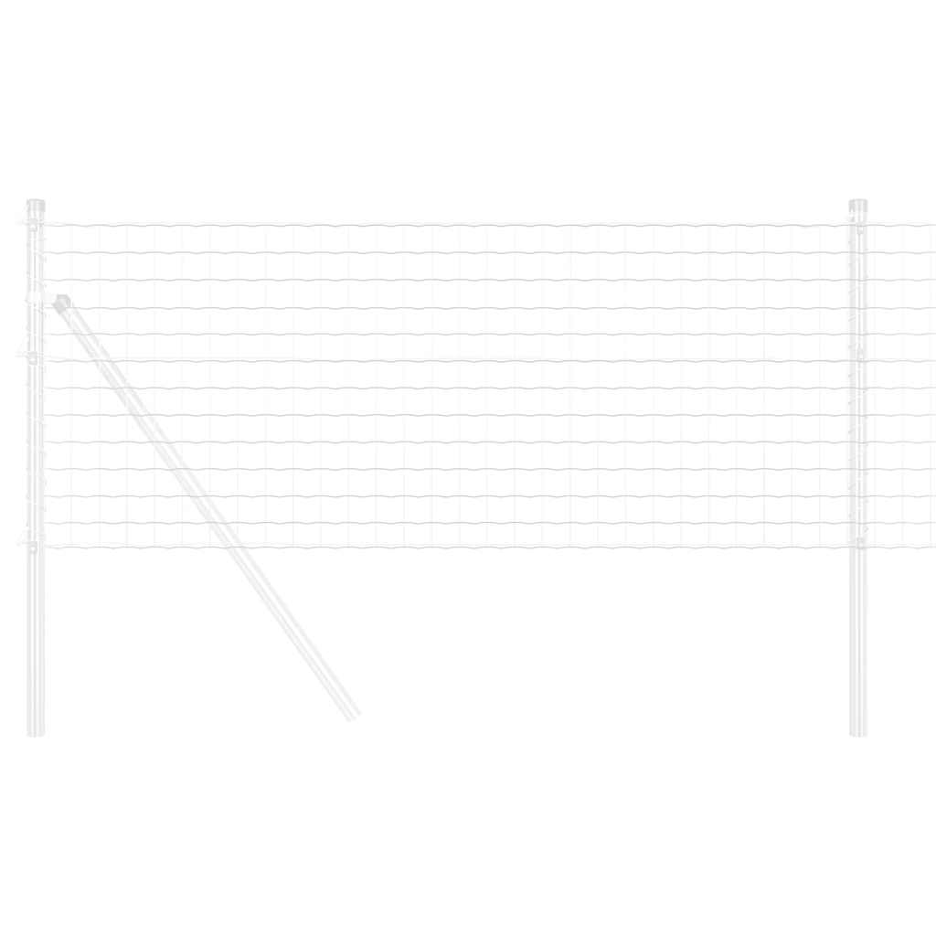 vidaXL Euro Fence 0.8x10 μ Γαλβανισμένος Χάλυβας