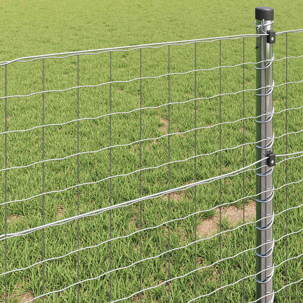 vidaXL Φράχτης Εuro 1 x 10 m Σίδηρος με επικάλυψη PVC
