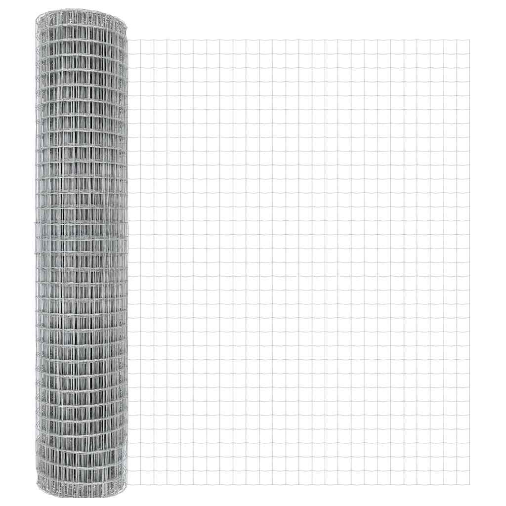vidaXL Ευρωπαϊκός Φράχτης 1.5x10 μ Γαλβανισμένο Ατσάλι