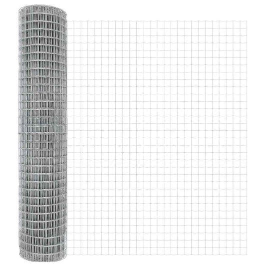 vidaXL Ευρωπαϊκός Φράχτης 1.5x10 μ Γαλβανισμένο Ατσάλι