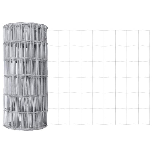 vidaXL Ευρωπαϊκός Φράκτης 0.6x10 μ Γαλβανισμένο Ατσάλι